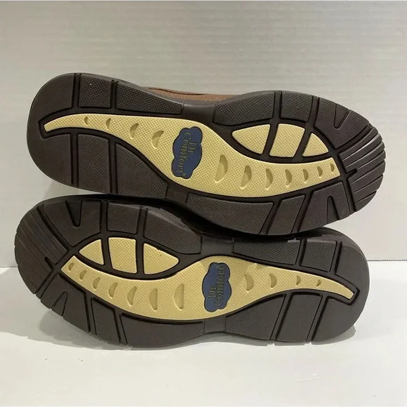 Dr. Comfort STK #6020 William Chestnut Easy Closure Shoes Men’s Size 9 1/2 W NIB